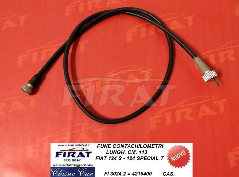 FUNE CONTACHILOMETRI FIAT 124 S - SPECIAL T (3024.2)
